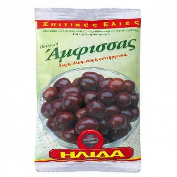 AMFISSA OLIVES WITH OLIVE OIL, VINEGAR & OREGANO